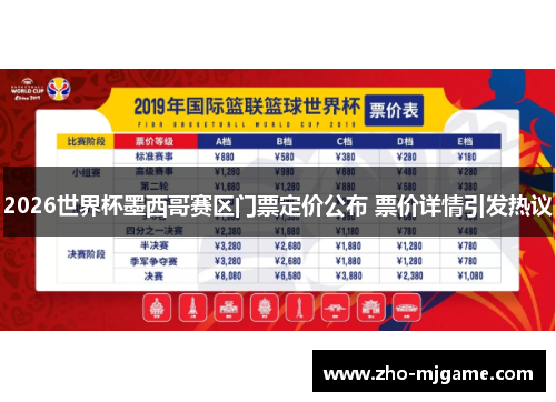 2026世界杯墨西哥赛区门票定价公布 票价详情引发热议 2026世界杯墨西哥赛区门票定价公布 票价详情引发热议
